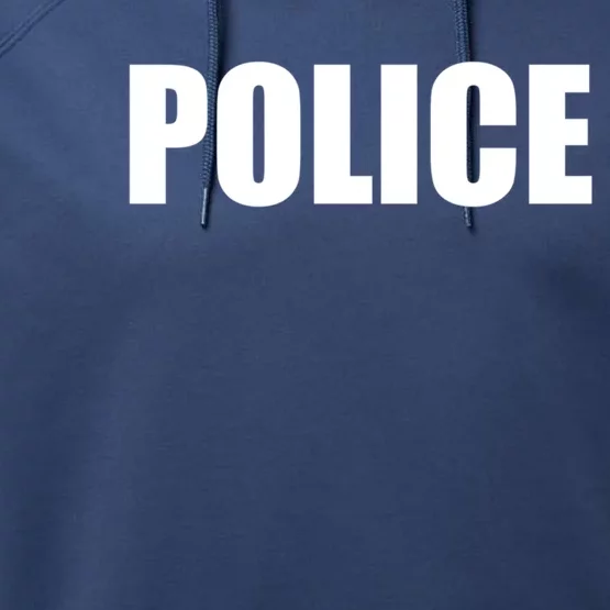 Police Work Employee Military Uniform Security Gift Performance Fleece Hoodie