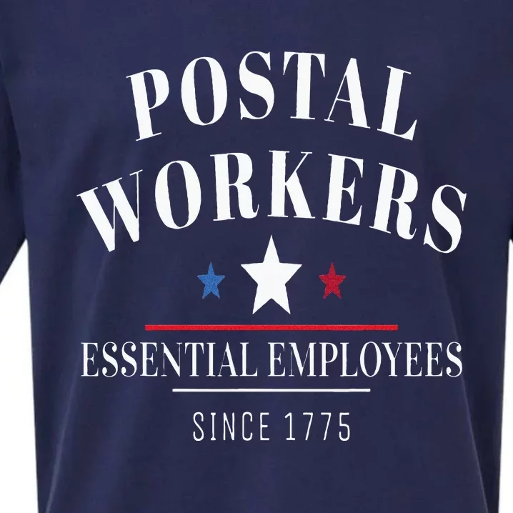 Postal Workers Essential Employee Vote By Mail Sueded Cloud Jersey T-Shirt