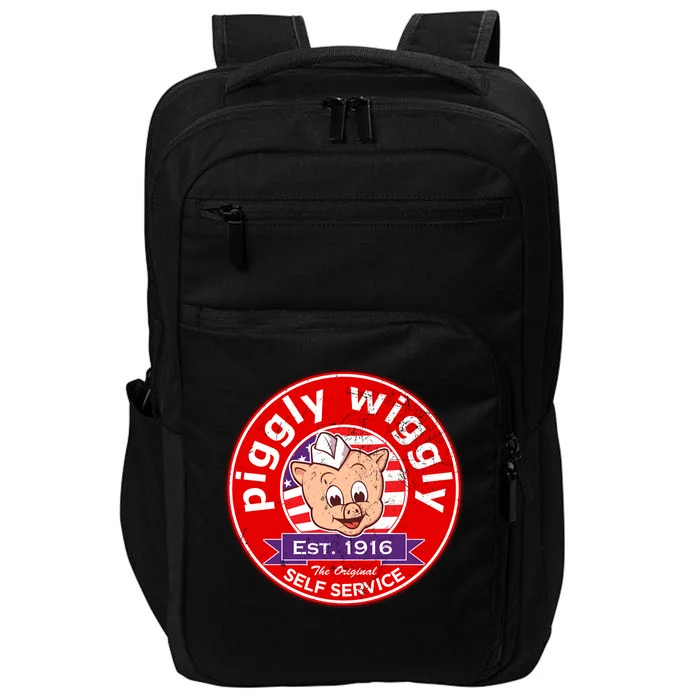 Piggly Wiggly Est 1916 Self Service Retro Impact Tech Backpack