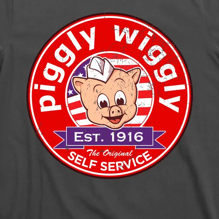 Piggly Wiggly Est 1916 Self Service Retro T-Shirt