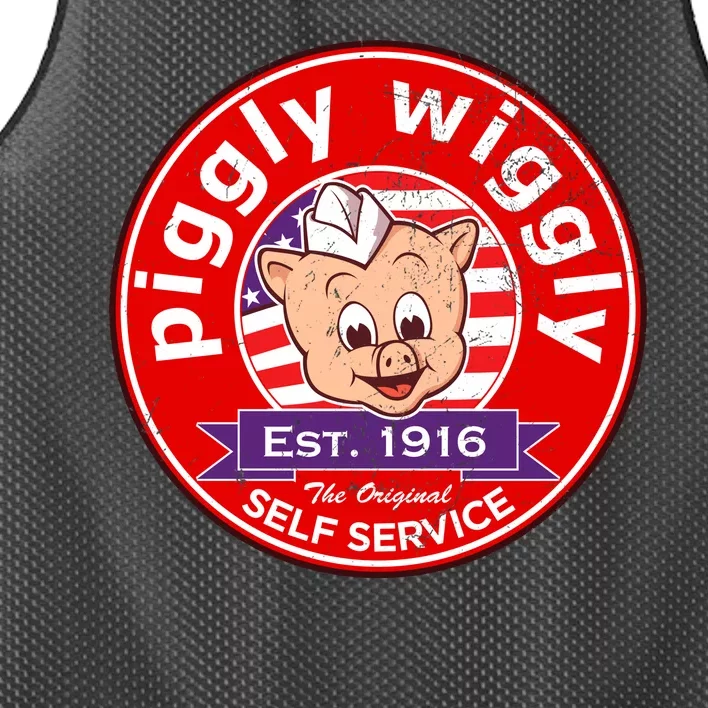 Piggly Wiggly Est 1916 Self Service Retro Mesh Reversible Basketball Jersey Tank