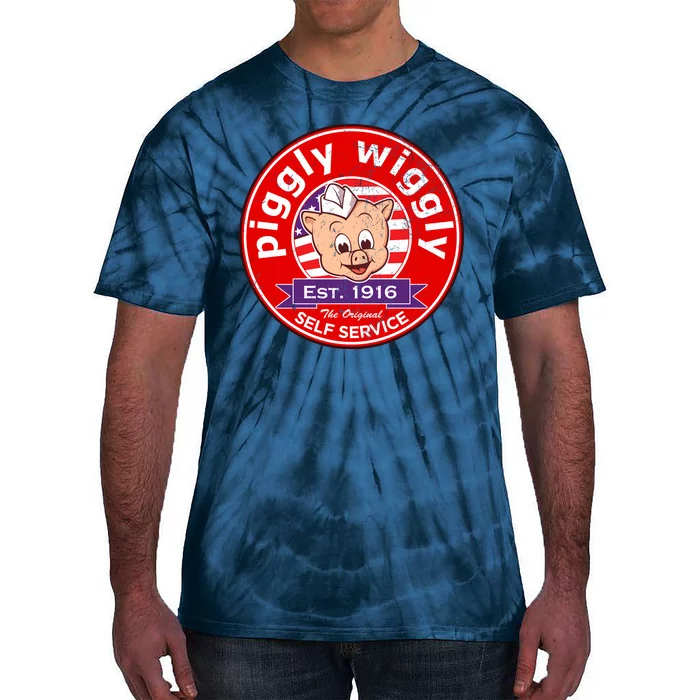 Piggly Wiggly Est 1916 Self Service Retro Tie-Dye T-Shirt