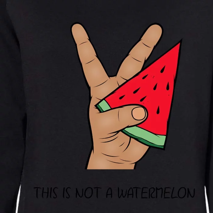 Palestine Watermelon Flag Support Gaza & Freedom! Womens California Wash Sweatshirt