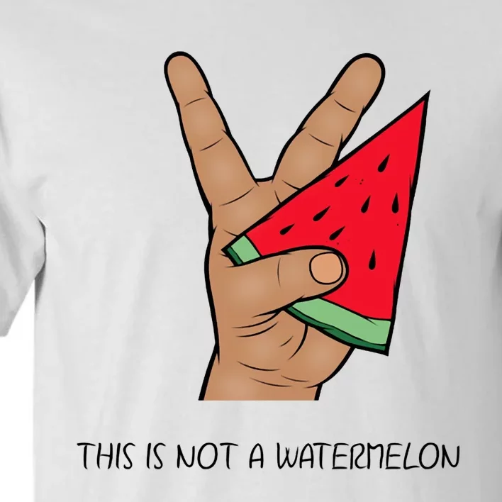 Palestine Watermelon Flag Support Gaza & Freedom! Tall T-Shirt