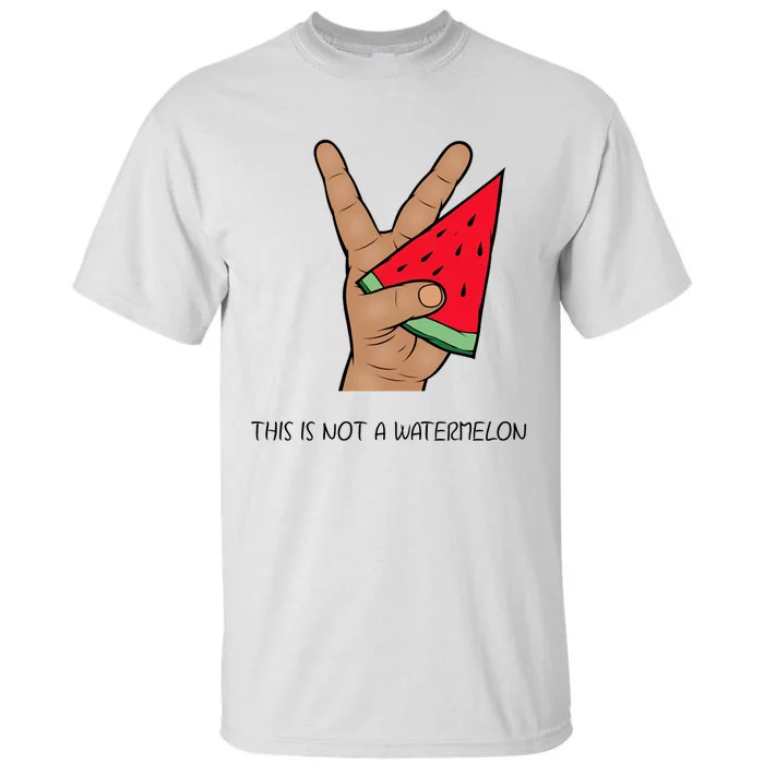 Palestine Watermelon Flag Support Gaza & Freedom! Tall T-Shirt