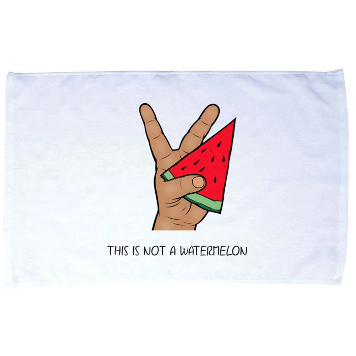 Palestine Watermelon Flag Support Gaza & Freedom! Microfiber Hand Towel