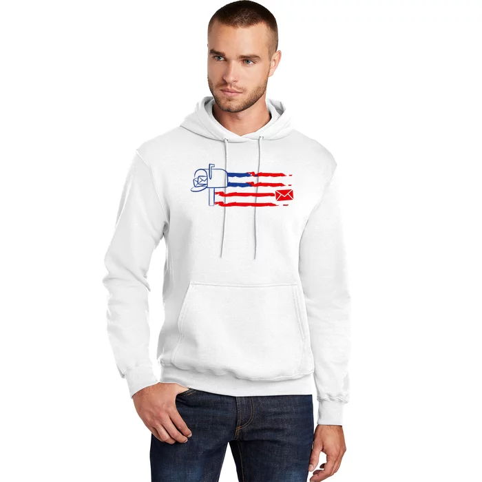 Postal Worker Funny For Delivery Mailman Postman Usa Hoodie