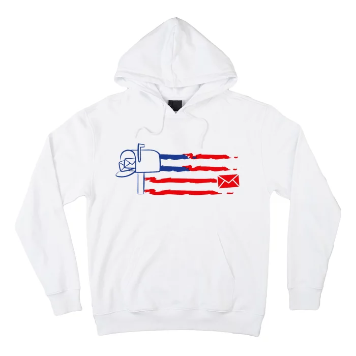 Postal Worker Funny For Delivery Mailman Postman Usa Hoodie