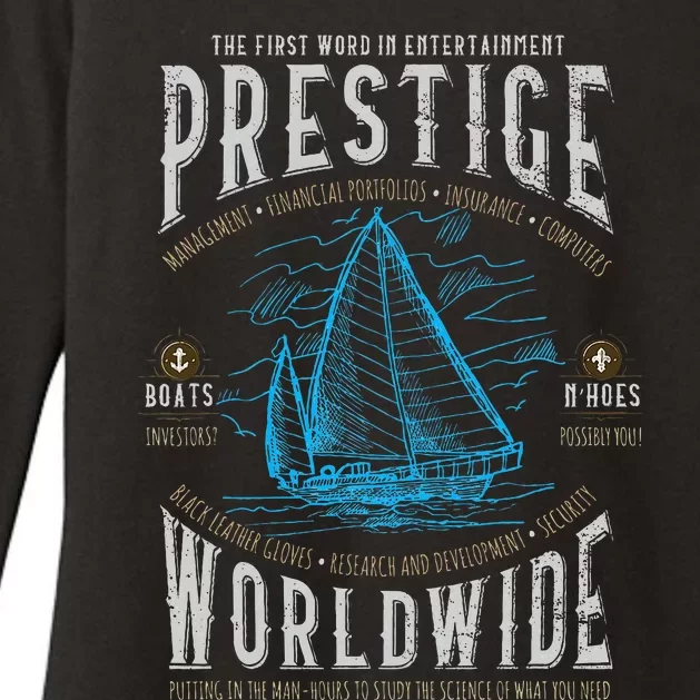 Prestige Worldwide Funny Step Brother Boats Womens CVC Long Sleeve Shirt