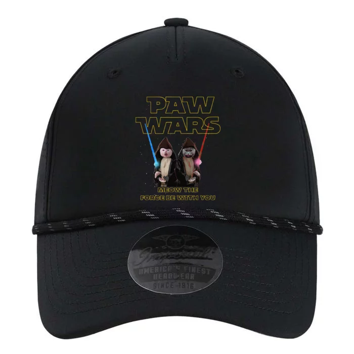 Paw Wars Funny Cat Cat Lover Cat For Performance The Dyno Cap