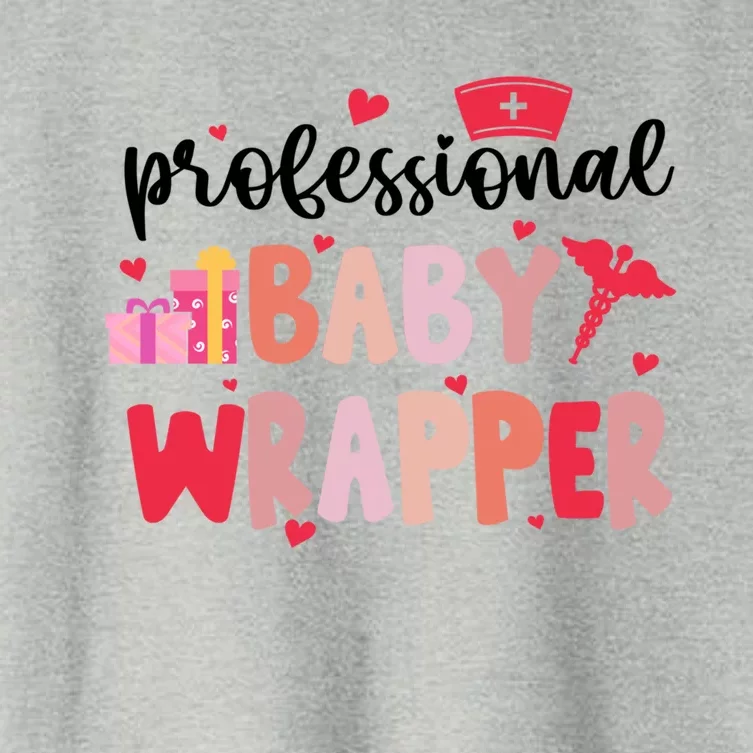 Professional Wrapper Funny L And D Nurse Valentines Day Funny Gift Women's Crop Top Tee