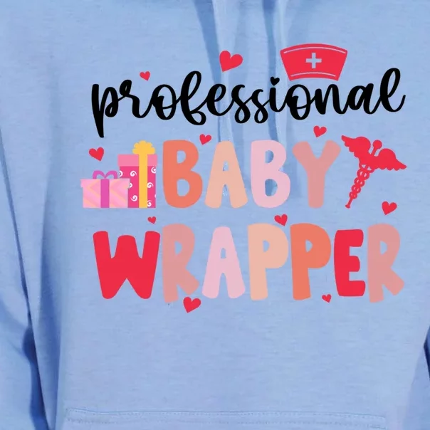 Professional Wrapper Funny L And D Nurse Valentines Day Funny Gift Unisex Surf Hoodie