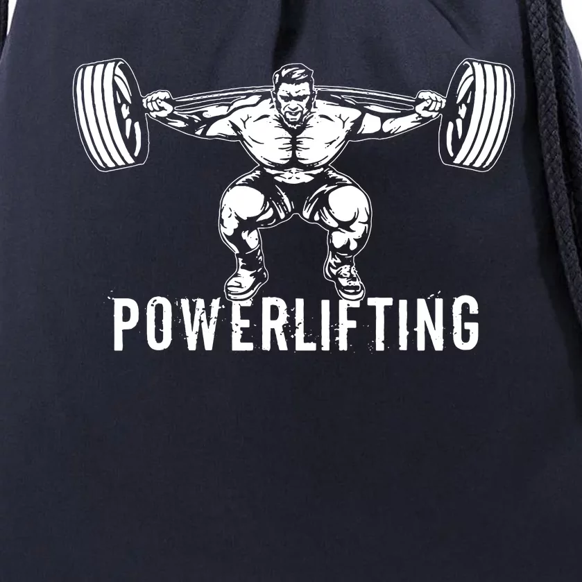 Powerlifting Workout Fitness Drawstring Bag