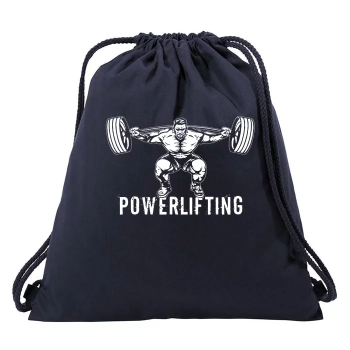 Powerlifting Workout Fitness Drawstring Bag