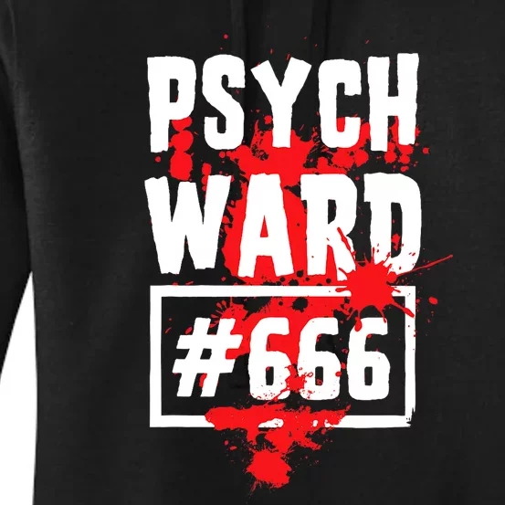 Psych Ward Funny Blood Halloween Costume Women's Pullover Hoodie