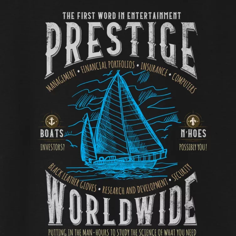 Prestige Worldwide Funny Step Brothers Boats Graphic Funny Gift Women's Crop Top Tee