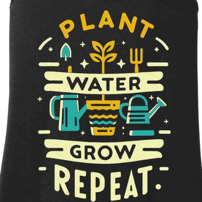 Plant Water Grow Repeat Ladies Essential Tank