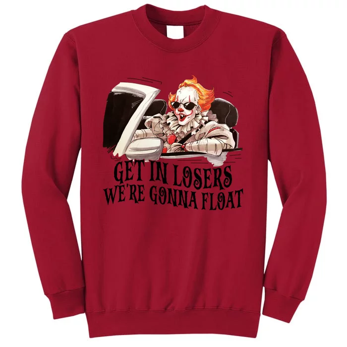 Pennywise We’Re Gonna Float Clown Pennywise Halloween Vintage Tall Sweatshirt