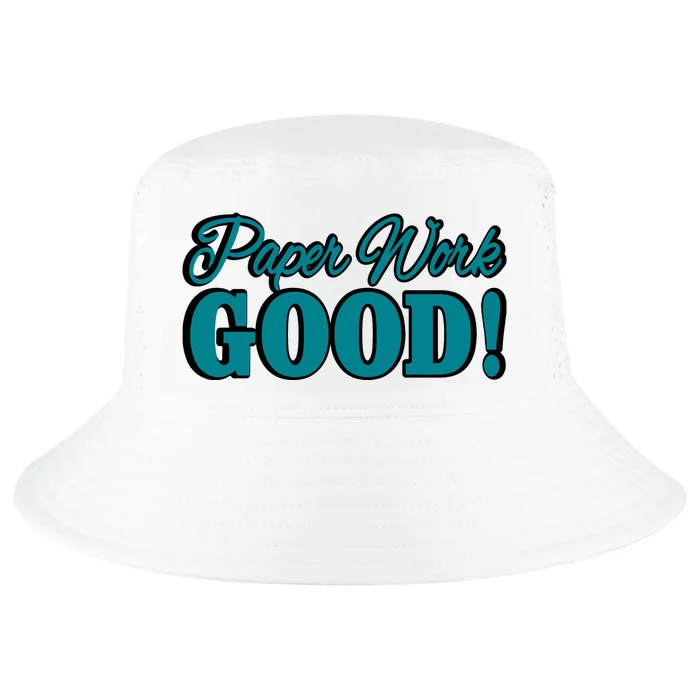 Paper Work Good Cool Comfort Performance Bucket Hat