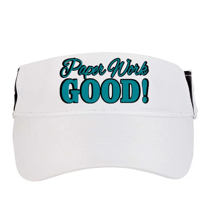 Paper Work Good Adult Drive Performance Visor