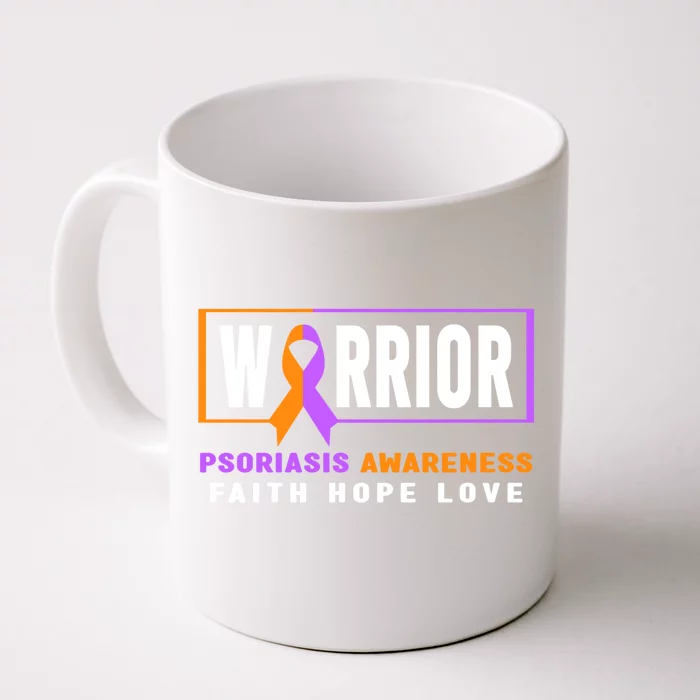 Psoriasis Warrior Gift Psoriasis Awareness Great Gift Front & Back Coffee Mug