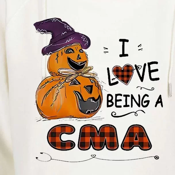 Pumpkin Witch Hats Snow I Love Beings A Cma Halloween Meaningful Gift Womens Funnel Neck Pullover Hood