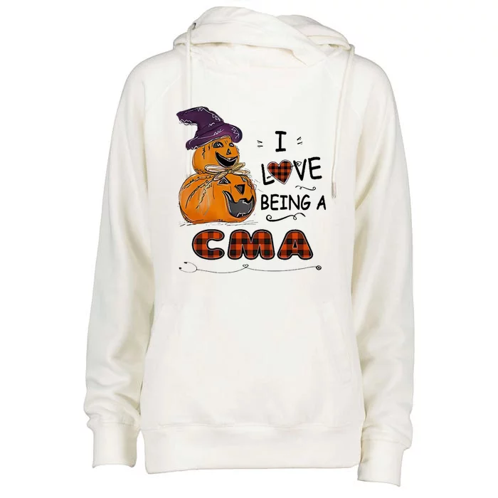 Pumpkin Witch Hats Snow I Love Beings A Cma Halloween Meaningful Gift Womens Funnel Neck Pullover Hood