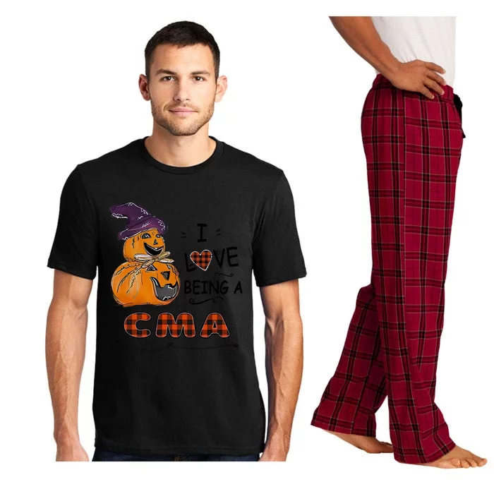 Pumpkin Witch Hats Snow I Love Beings A Cma Halloween Cute Gift Pajama Set