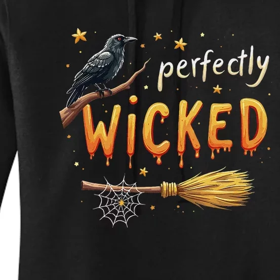 Perfectly Wicked Halloween Women Witchy Women Women's Pullover Hoodie