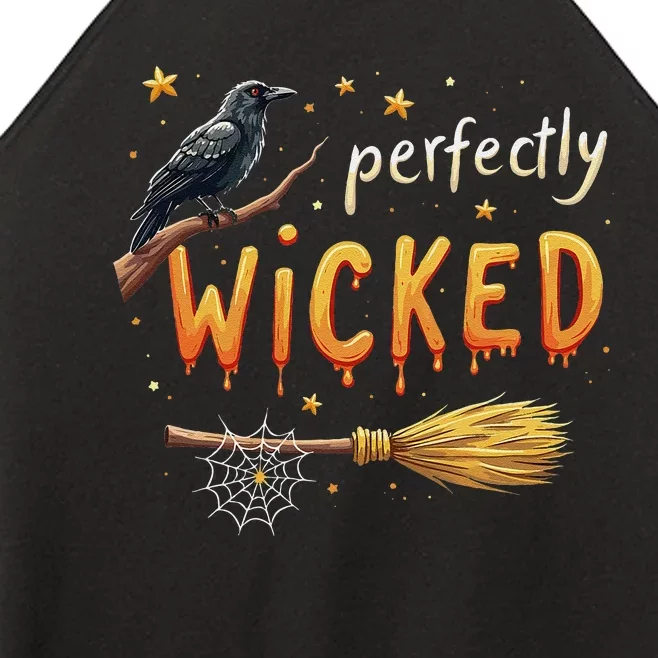 Perfectly Wicked Halloween Women Witchy Women Women’s Perfect Tri Rocker Tank