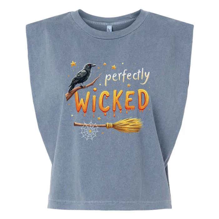 Perfectly Wicked Halloween Women Witchy Women Garment-Dyed Women's Muscle Tee