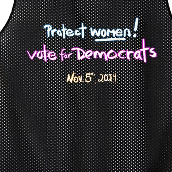 Protect Women! Kamala 2024 Election Mesh Reversible Basketball Jersey Tank