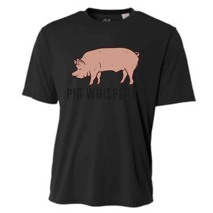 Pig Whisperer Love Pigs Pig Farmer Pig Whisperer Cooling Performance Crew T-Shirt