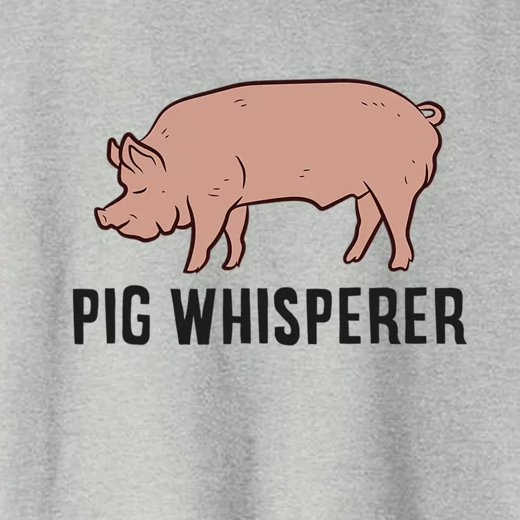 Pig Whisperer Love Pigs Pig Farmer Pig Whisperer Women's Crop Top Tee