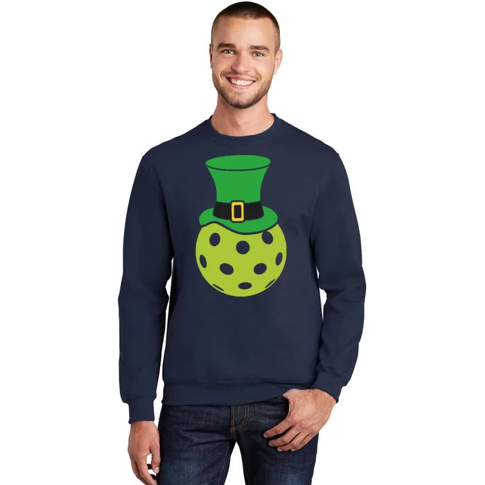 Pickleball With Leprechaun Hat St Patricks Day Sweatshirt