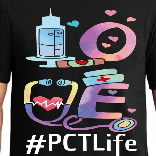 Pct Week Love Patient Care Technician Nursing Gift Pajama Set