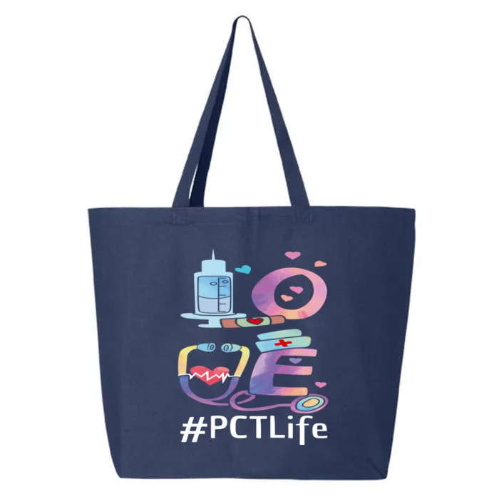 Pct Week Love Patient Care Technician Nursing Gift 25L Jumbo Tote