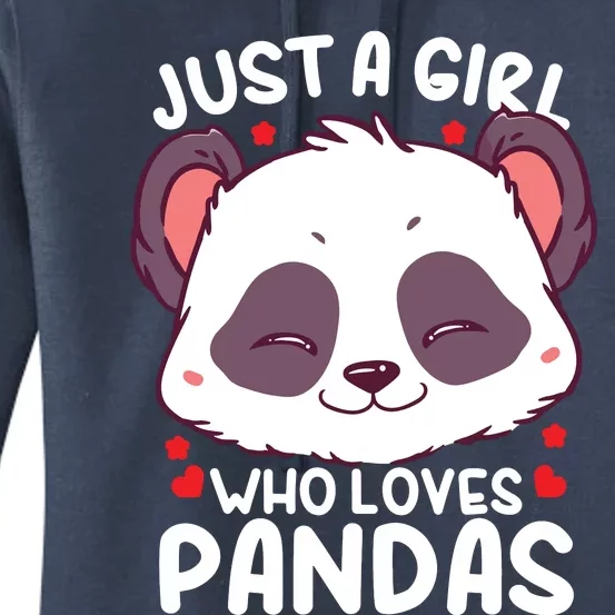 Panda Who Loves Pandas Women's Pullover Hoodie