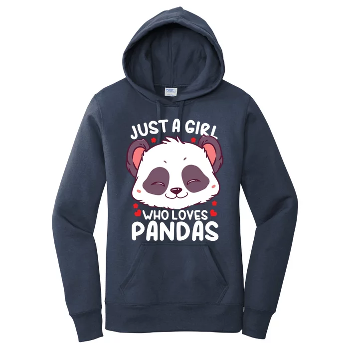 Panda Who Loves Pandas Women's Pullover Hoodie