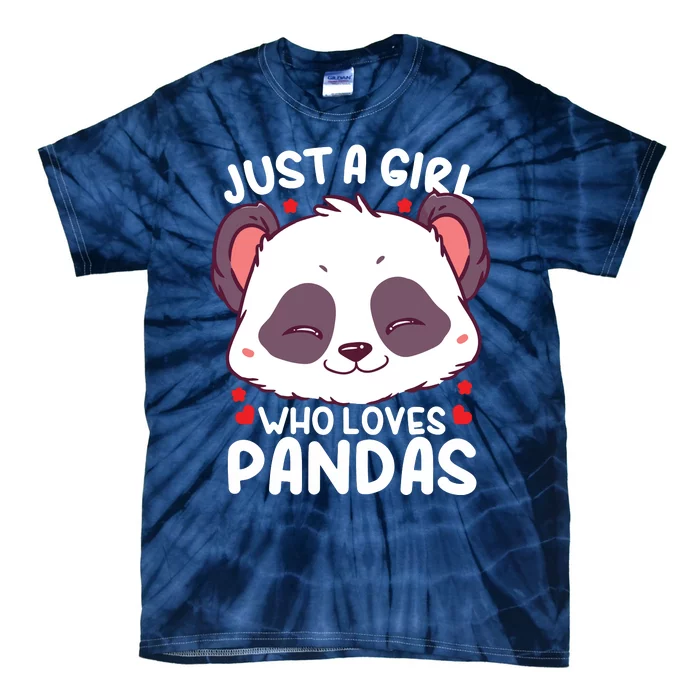 Panda Who Loves Pandas Tie-Dye T-Shirt