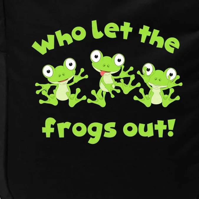 Passover Who Let The Frogs Out Funny Jewish Matzah Impact Tech Backpack