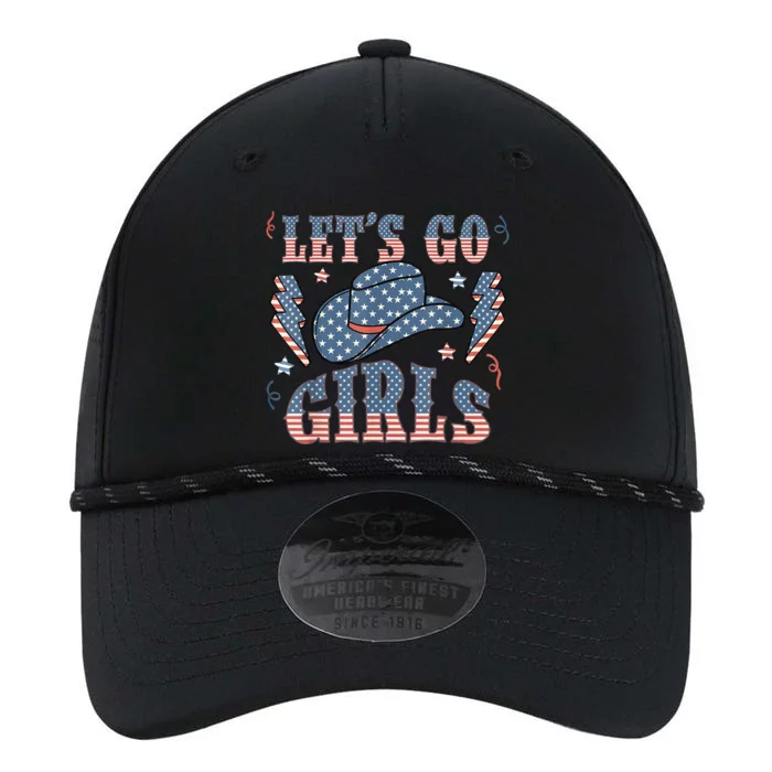 Patriotic Western Lets Go Girl 4th Of July American Flag Performance The Dyno Cap