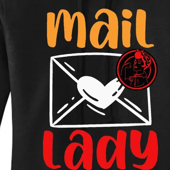 Postal Worker Mailman Mail Lady Women's Pullover Hoodie