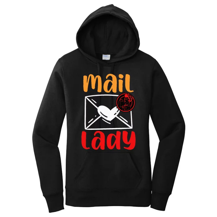 Postal Worker Mailman Mail Lady Women's Pullover Hoodie