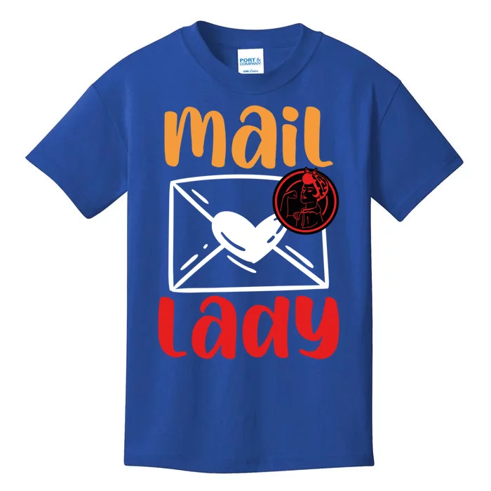 Postal Worker Mailman Mail Lady Cute Gift Kids T-Shirt