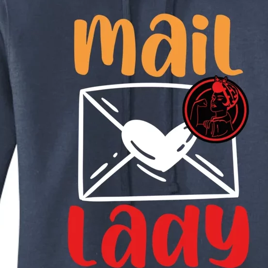 Postal Worker Mailman Mail Lady Cute Gift Women's Pullover Hoodie