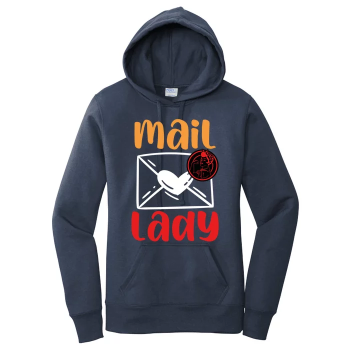 Postal Worker Mailman Mail Lady Cute Gift Women's Pullover Hoodie