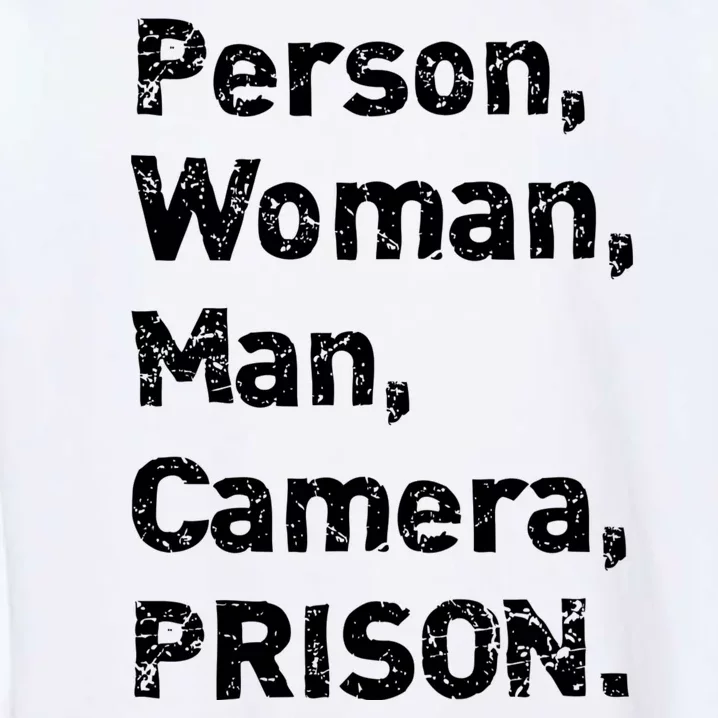 Person, Woman, Man, Camera, PRISON Garment-Dyed Sweatshirt