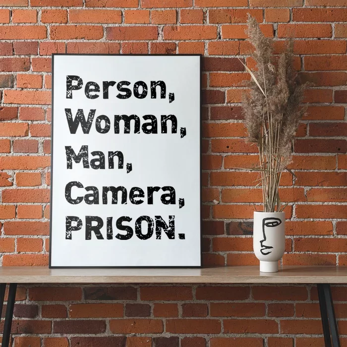 Person, Woman, Man, Camera, PRISON Poster