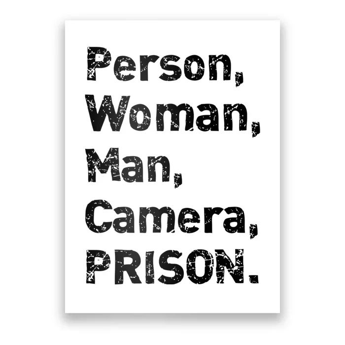 Person, Woman, Man, Camera, PRISON Poster